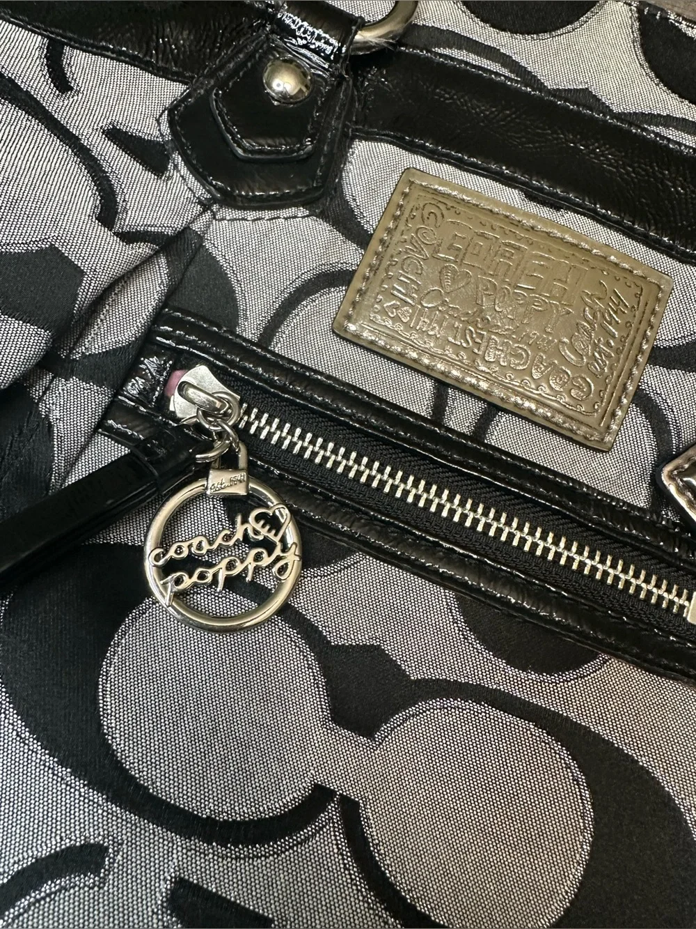 Coach Poppy Signature Glam Tote